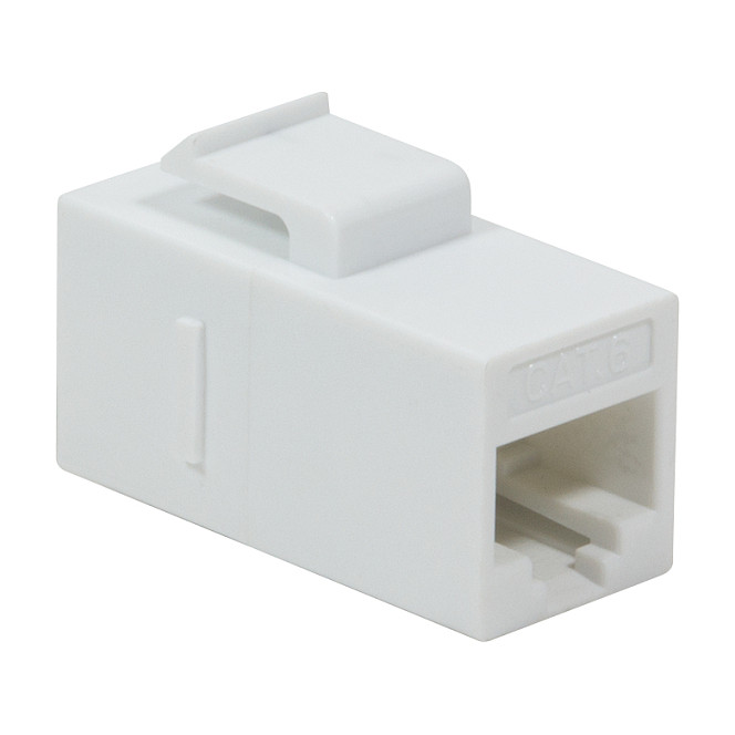 Keystone Verbinder Cat.6 UTP, 2xRJ45, white LogiLink
