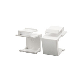 Keystone Bilndabdeckung Blank Insert. 10 pcs.. white LogiLink Netzwerk- und Serverschränke