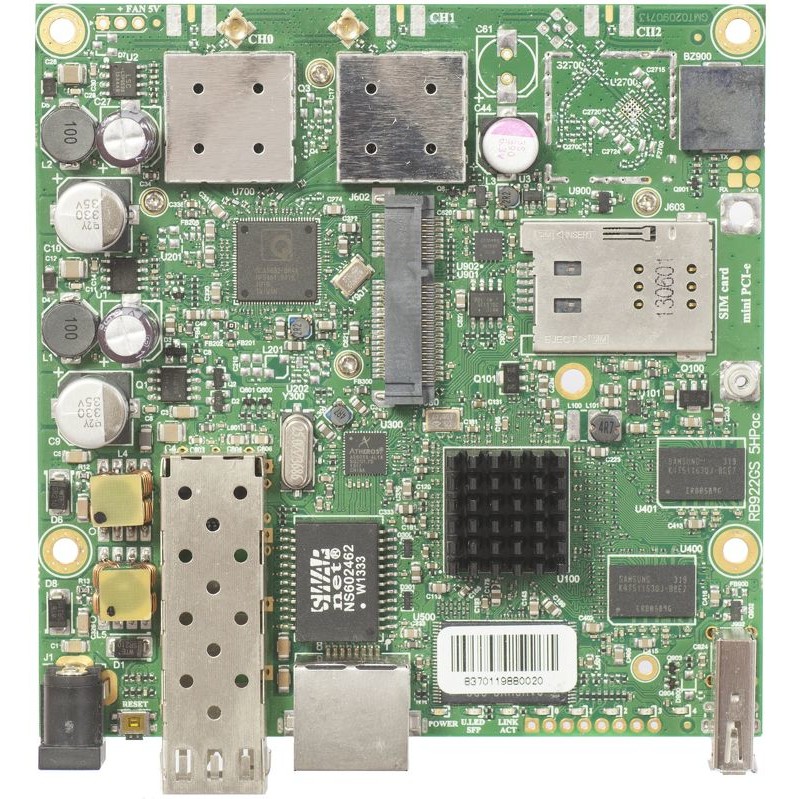 MIKROTIK RouterBOARD 922UAGS with 720MHz Atheros C