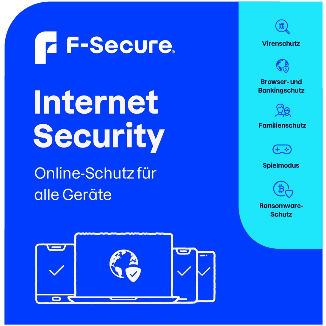 F-SECURE Internet Security - 1 Device. 1 Year - ESD-DownloadESD