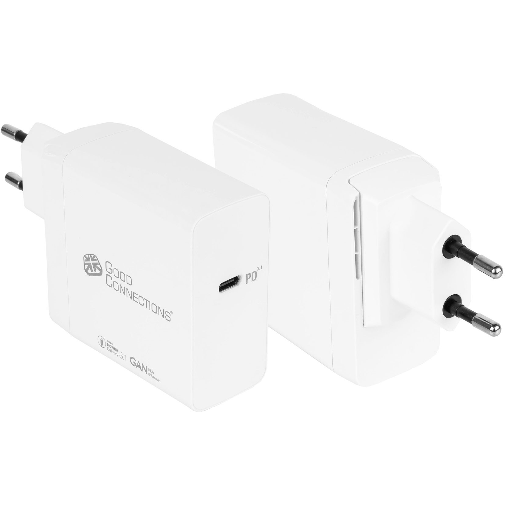 GoodConnections Charger 140W USB-C QC5.0 incl. 1.2m USB-C Cable Weiß - PCA-W005W