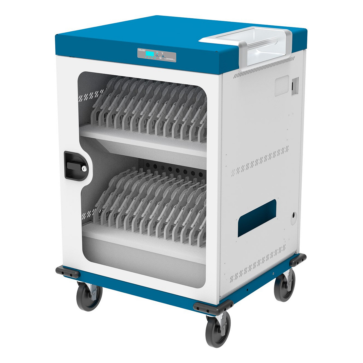 GoodConnections GEMMA N32 Notebook-Ladewagen Weiß/Blau