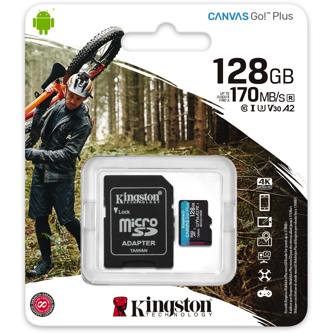 Kingston SDCG3/128GB, SD-Karten, Kingston Technology Go!  (BILD6)