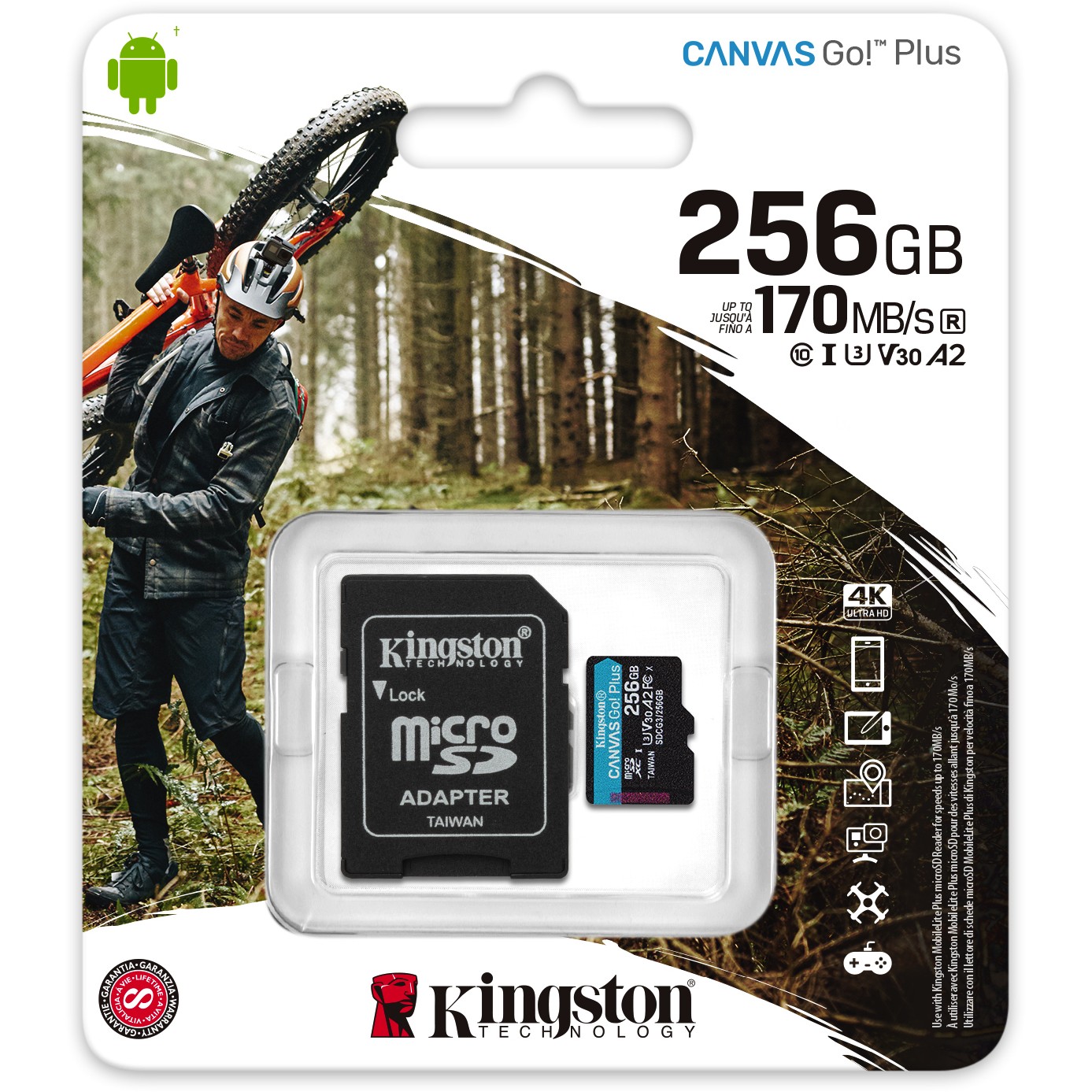 Kingston SDCG3/256GB, SD-Karten, Kingston Technology Go!  (BILD6)