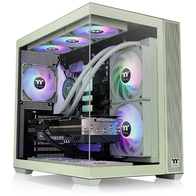 Midi Thermaltake View 380 TG ARGB Matcha Green,  (BILD2)