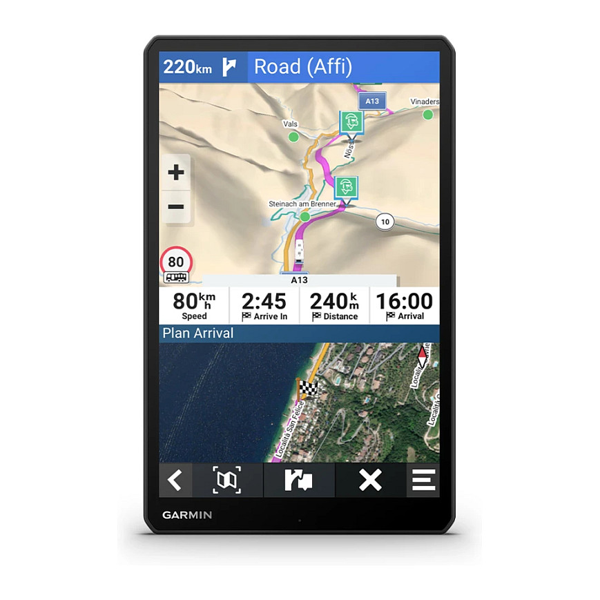 Garmin Camper 1095 navigator