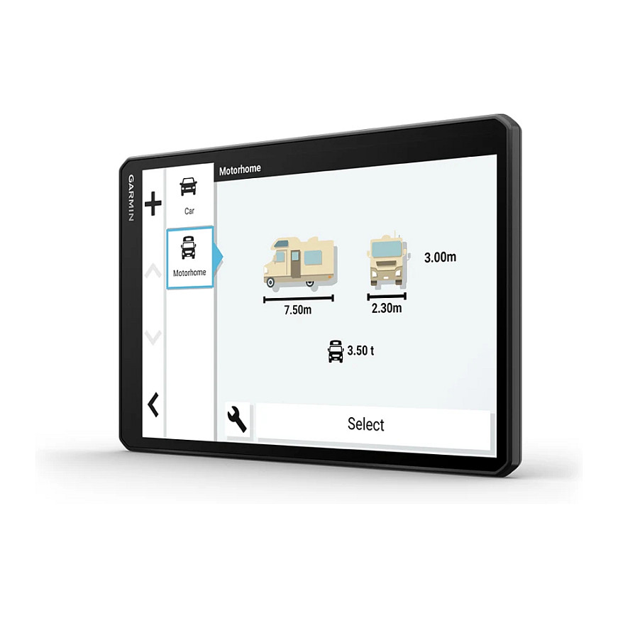 Garmin Camper 1095 navigator