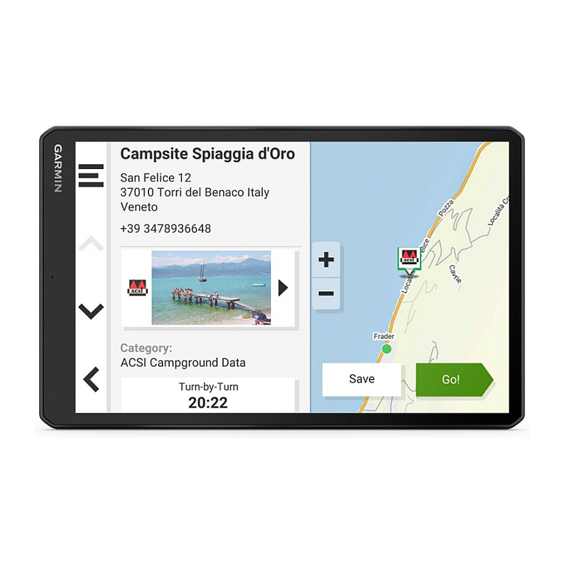 Garmin Camper 1095 navigator