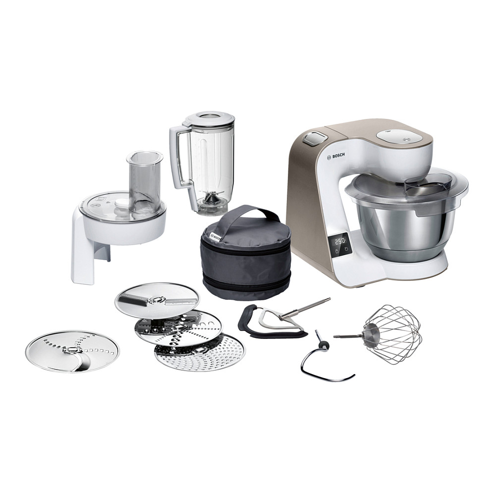 Bosch Küchenmaschine MUM5 1000 W *weiß/braun* Haushaltskleingeräte