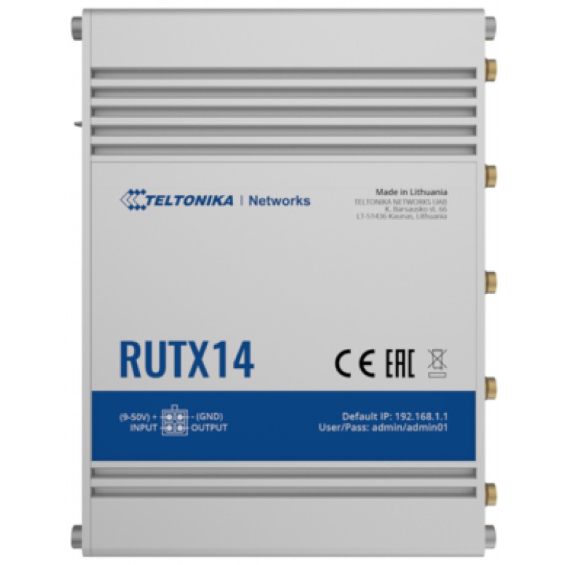 Teltonika RUTX14 cellular network device - RUTX14000000