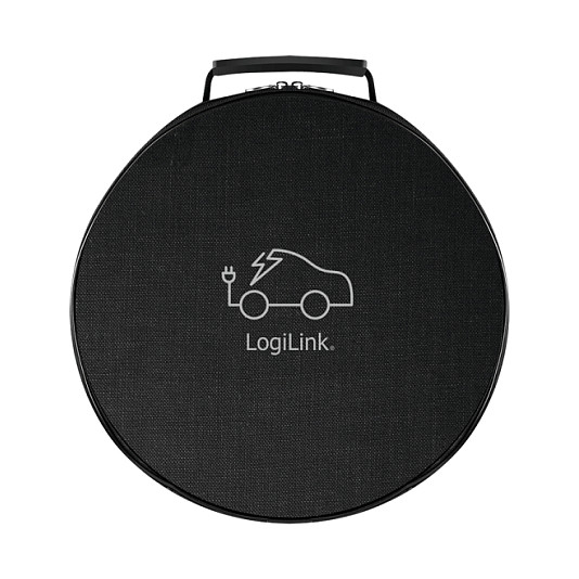 LogiLink Schutztasche für Elektroauto Ladekabel Black Elektromobilität