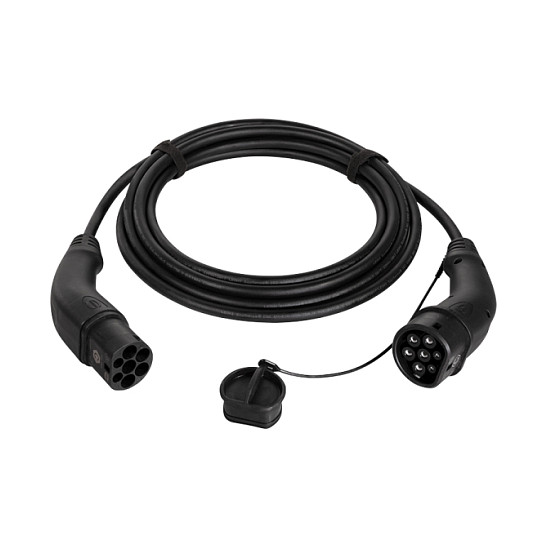 LogiLink Elektroauto Ladekabel/electric car charging cable Typ 2 11kW 3P 20A 10m Black Elektromobilität
