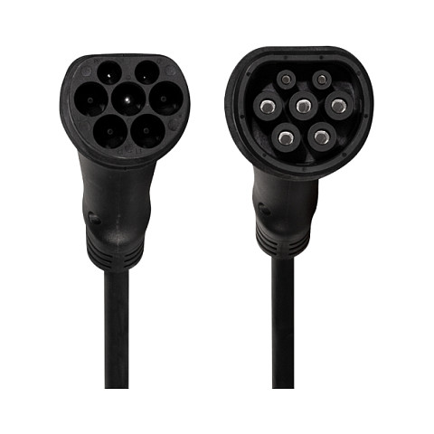 LogiLink Elektroauto Ladekabel/electric car charging cable Typ 2 11kW 3P 20A 10m Black