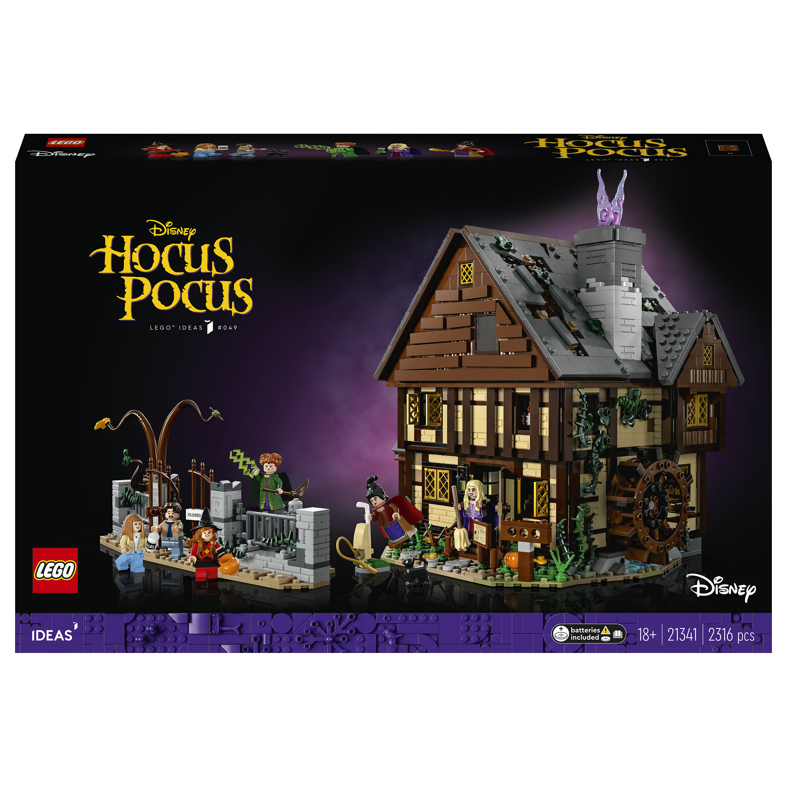 LEGO Ideas - Disney Hocus Pocus: Das Hexenhaus der Sanderson-Schwestern Spielwaren