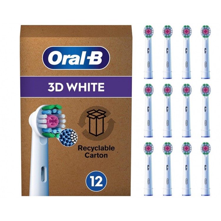 Oral-B Aufsteckbürsten3D White 12 Stück Körperpflege
