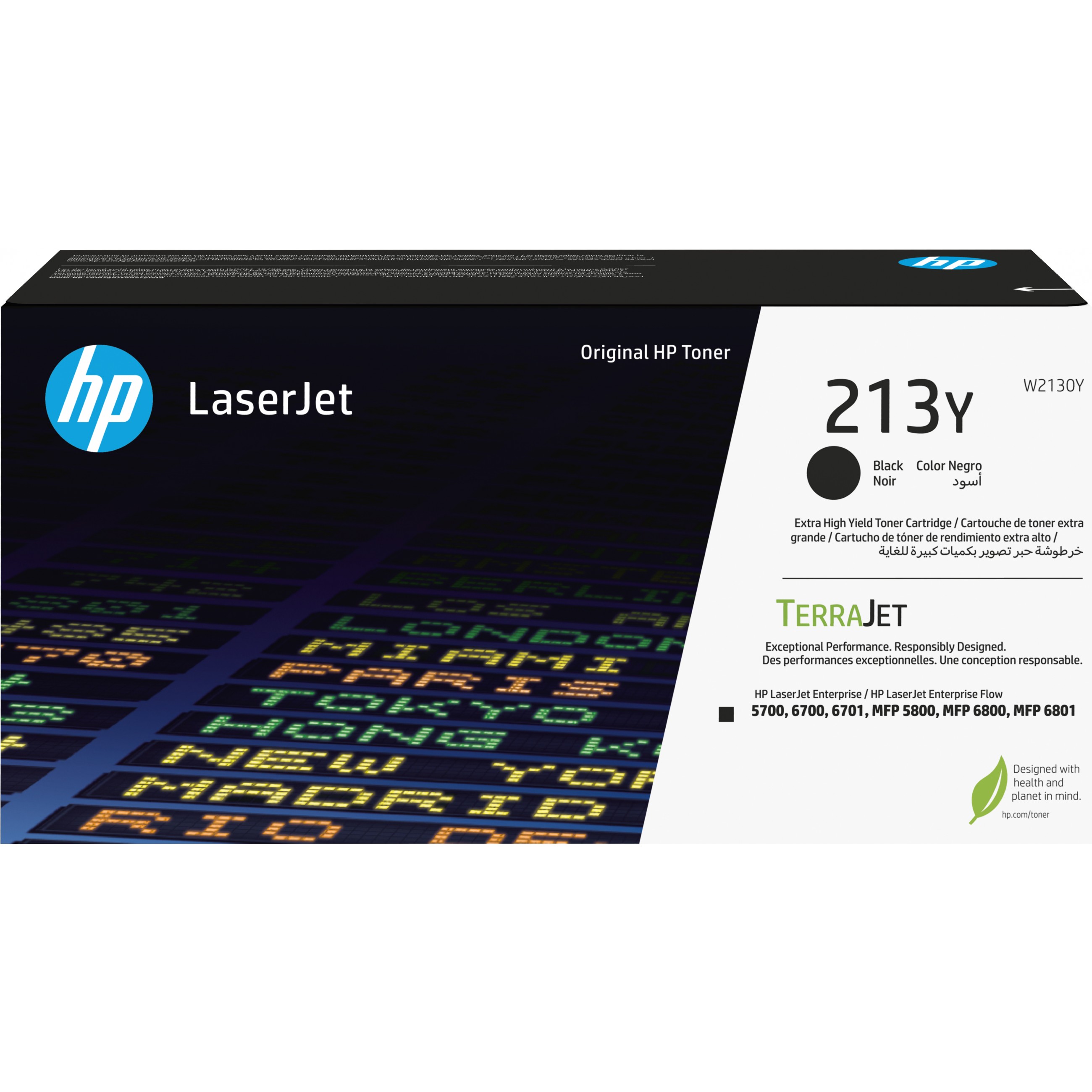 HP 213Y Extra High Yield Black Original LaserJet toner cartridge - W2130Y