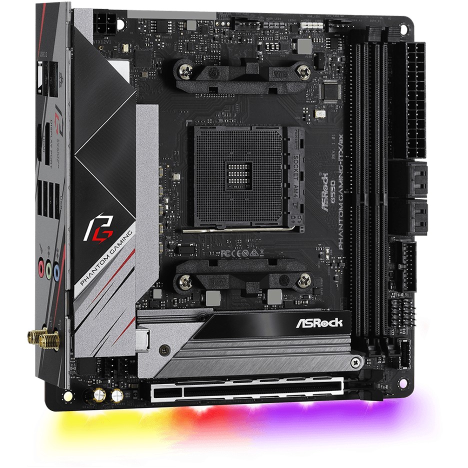 ASROCK B550 PHANTOM GAMING-ITX/AX (AM4) (D), ASRock  (BILD5)