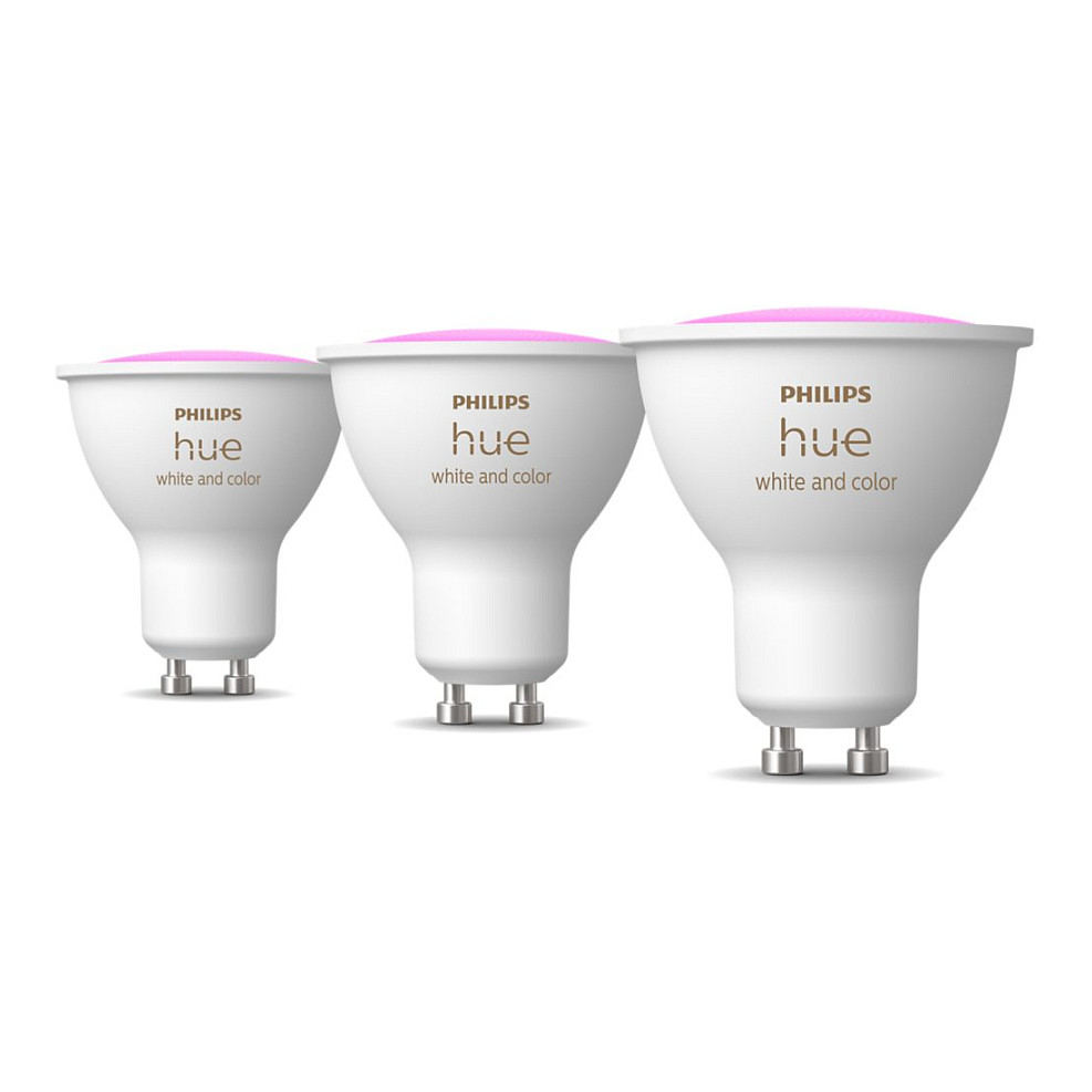 Philips Hue White & Color Ambiance GU10 Dreierpack 3x350lm
