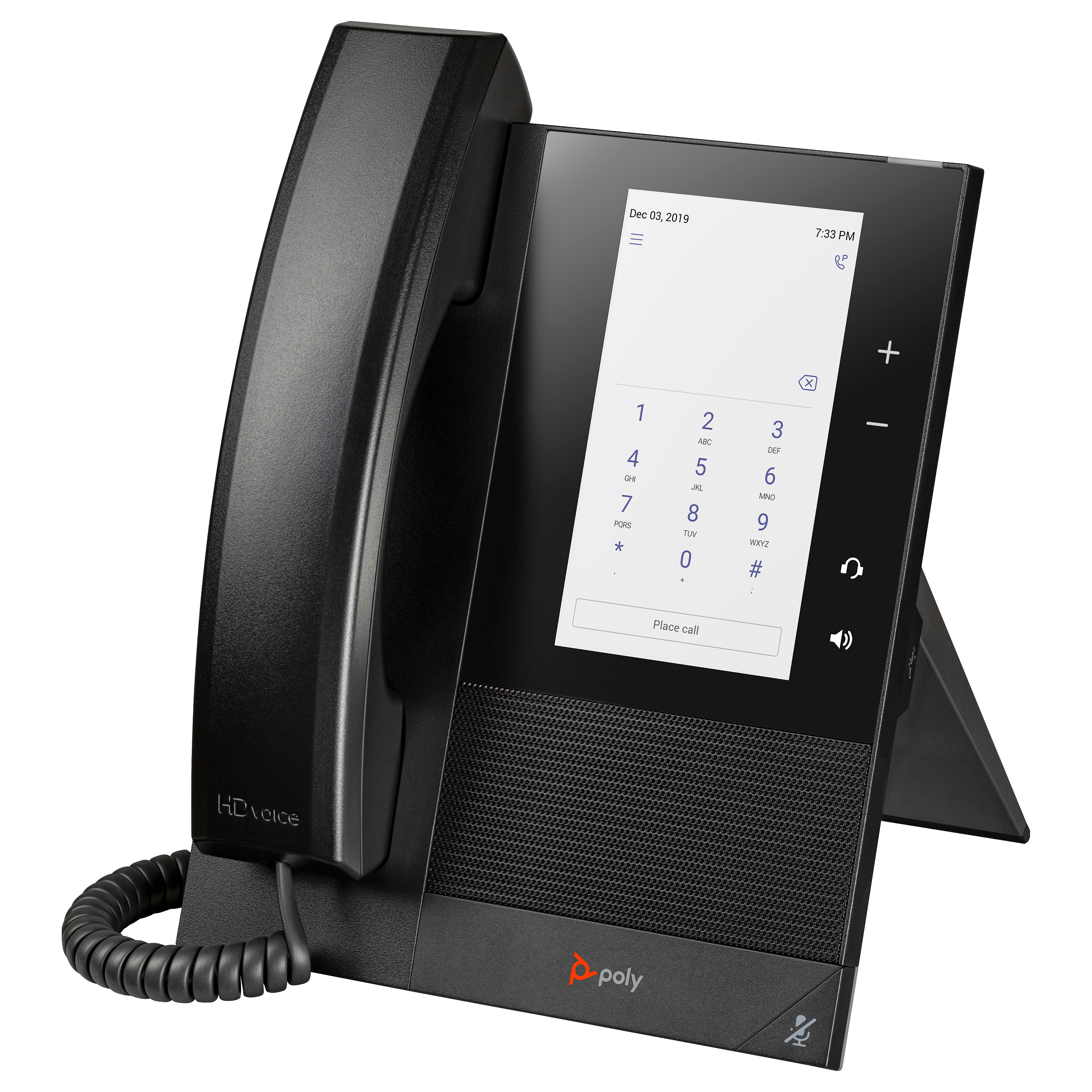 HP Poly CCX 400 Business Media Phone for Microsoft Teams and PoE-enabled IP phone