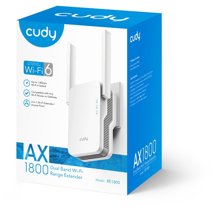 Cudy RE1800 Wi-Fi signal booster, Cudy RE1800 RE1800 (BILD6)