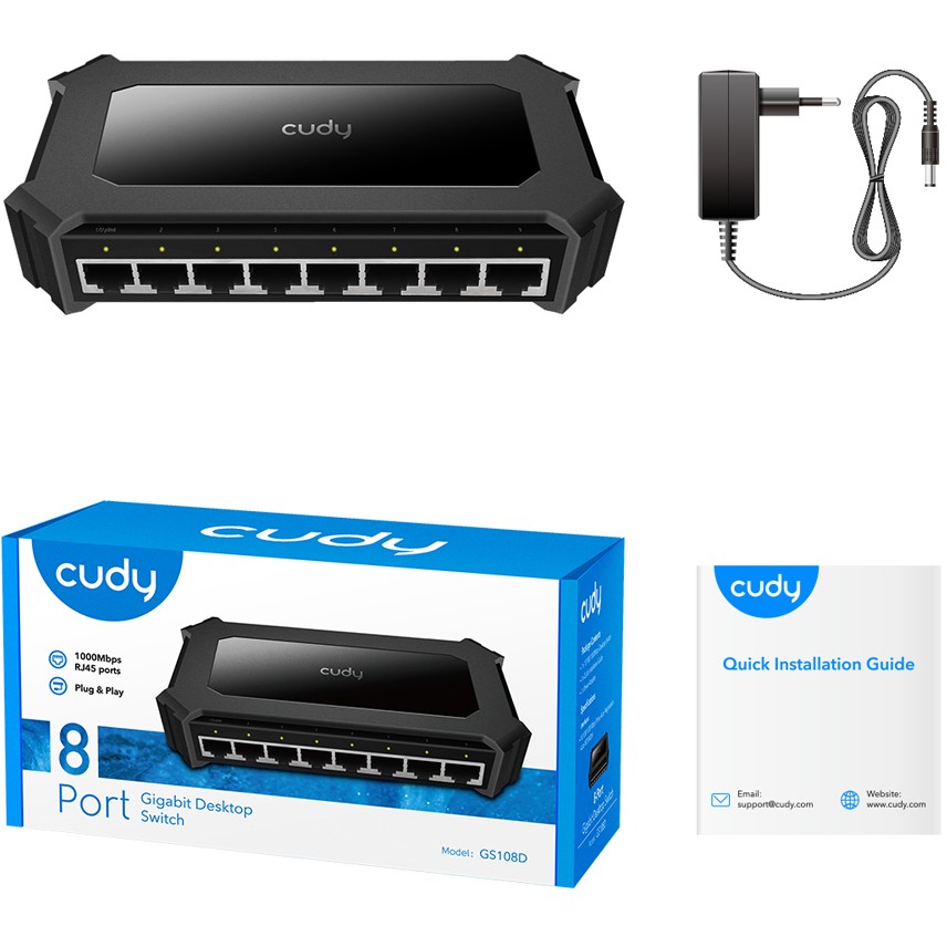 Cudy GS108D, Switches, Cudy GS108D network switch GS108D (BILD6)