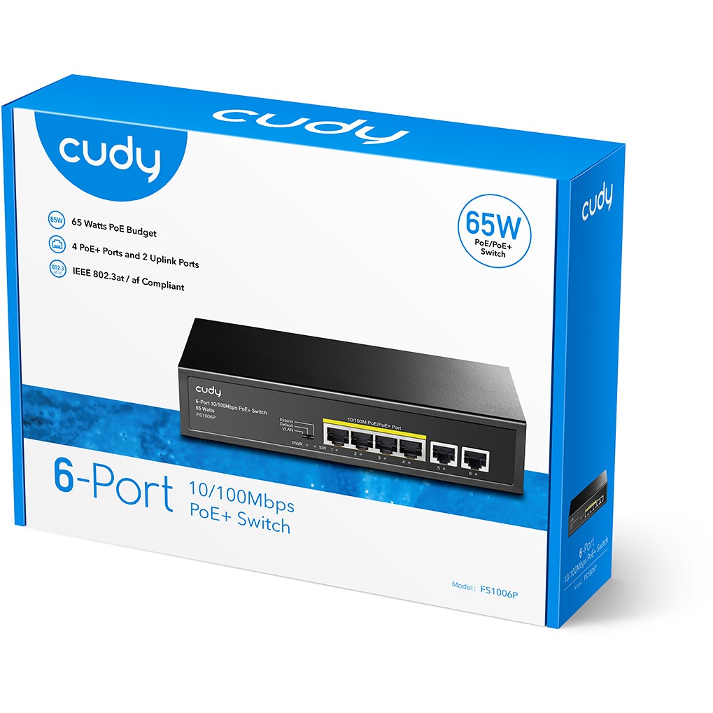 Cudy FS1006P, Switches, Cudy FS1006P network switch FS1006P (BILD3)