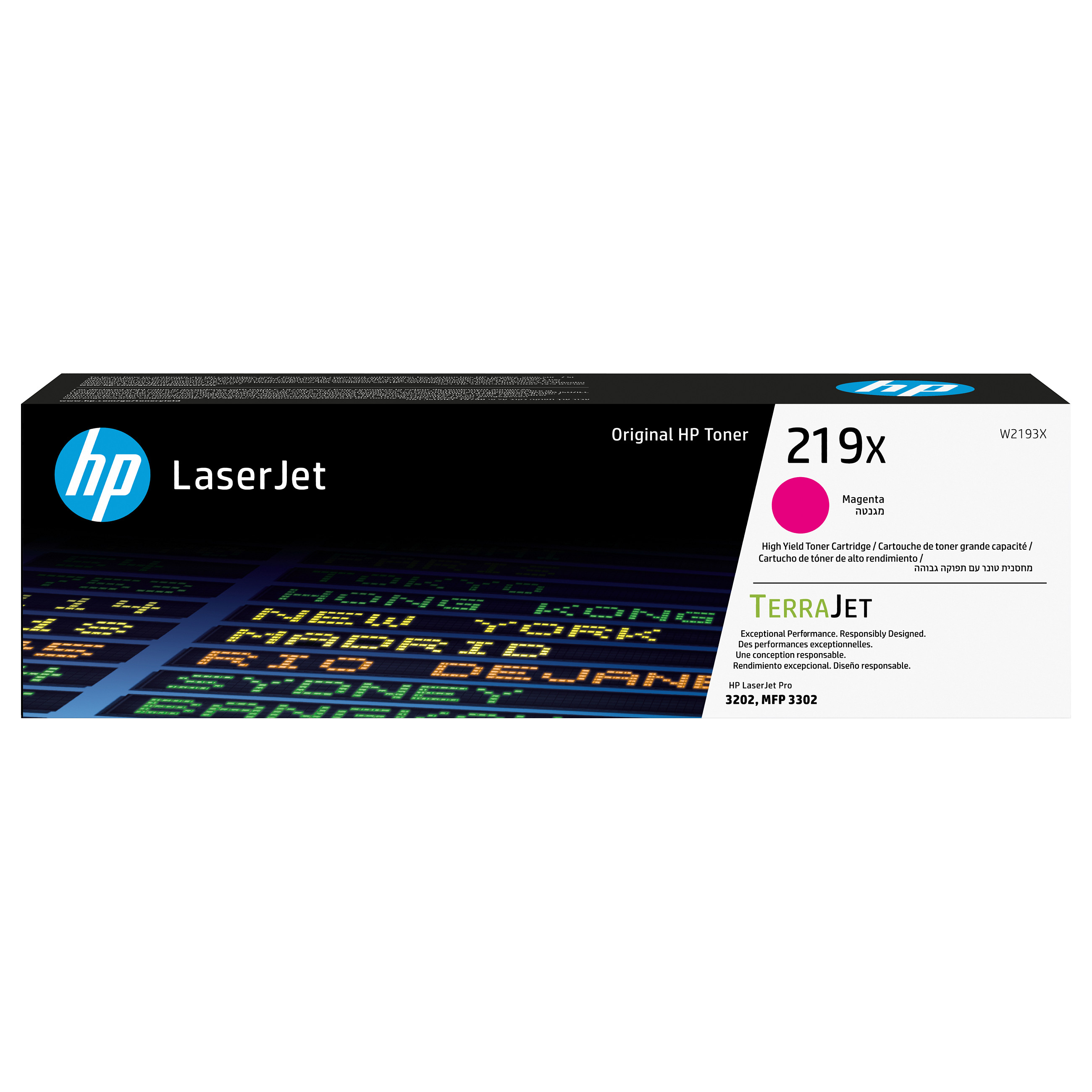 HP 219X High Yield Magenta Original LaserJet Toner Cartridge