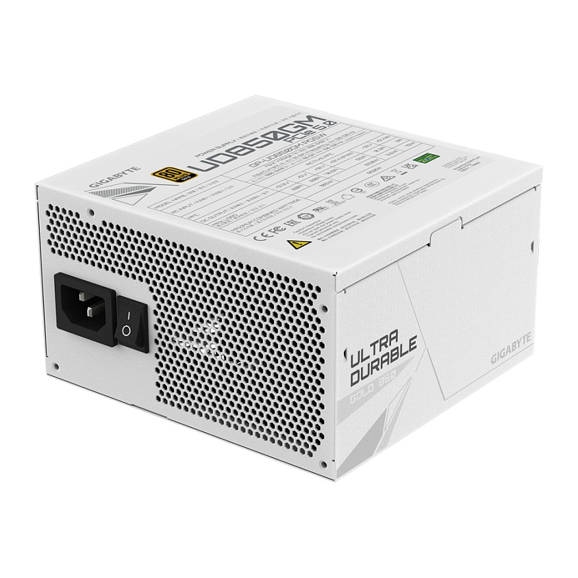 850W GIGABYTE GP-UD850GM PG5W 80+ Gold White