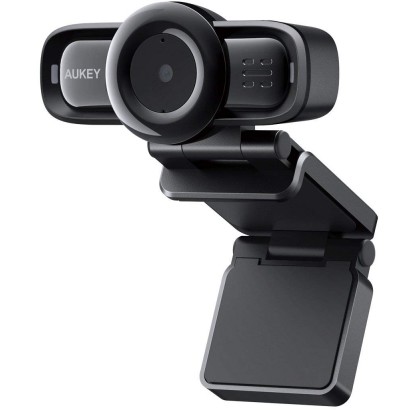 0850018950879 - Aukey PC-LM3 Stream Series Autofocus Full HD Webcam with 1 3-CMOS Sensor black