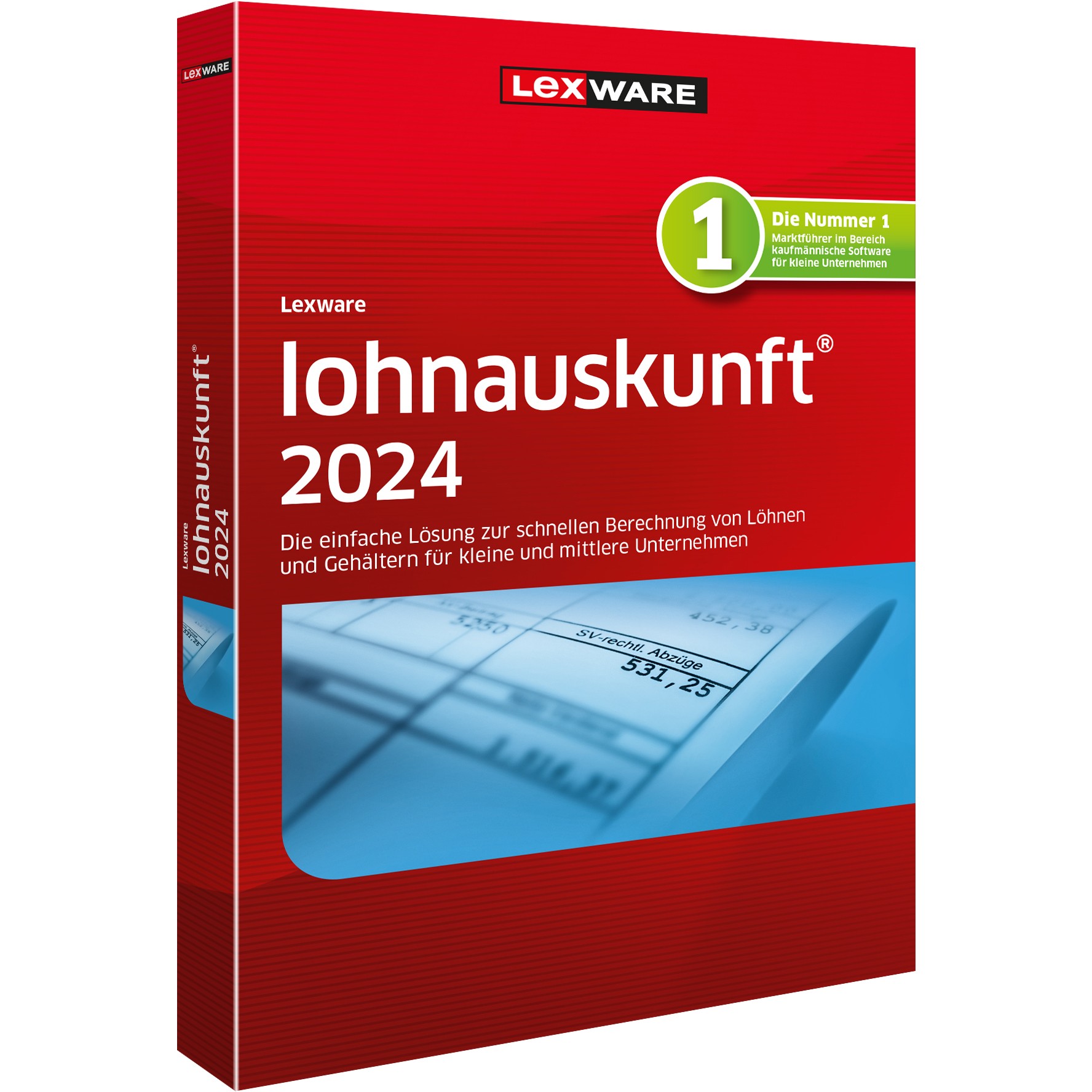 Lexware Lohnauskunft 2024 - 1 Devise. ABO - ESD -DownloadESD - 08846-2035