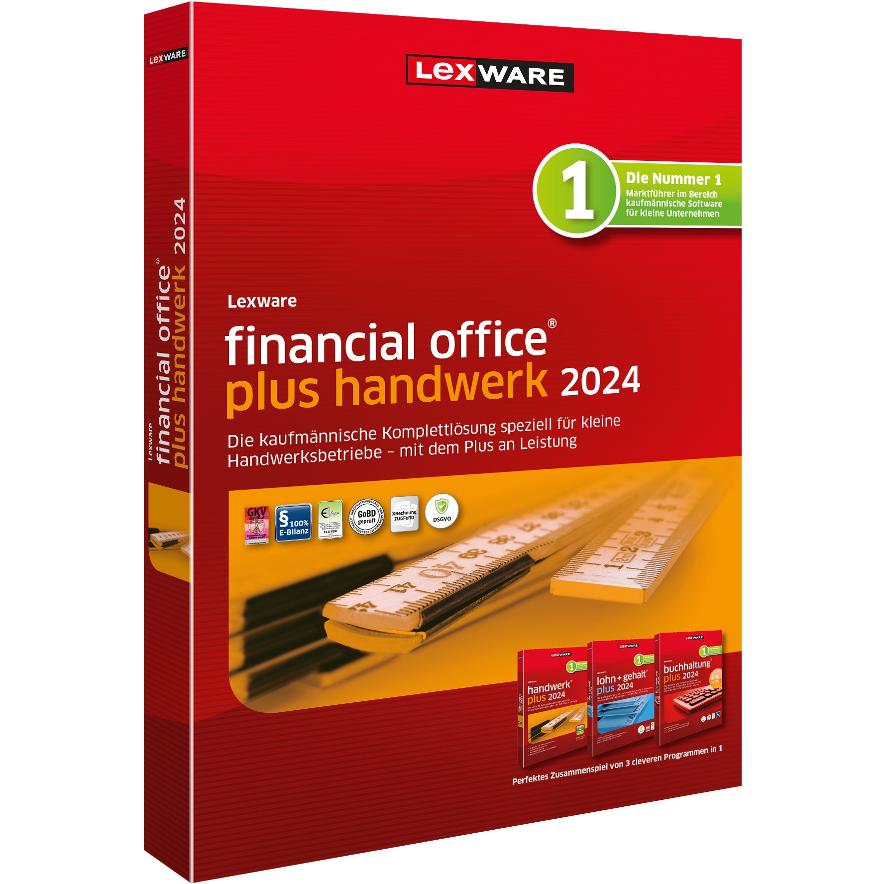 Lexware Financial Office Plus handwerk 2024 - 1 Device. 1 Year - ESD-DownloadESD