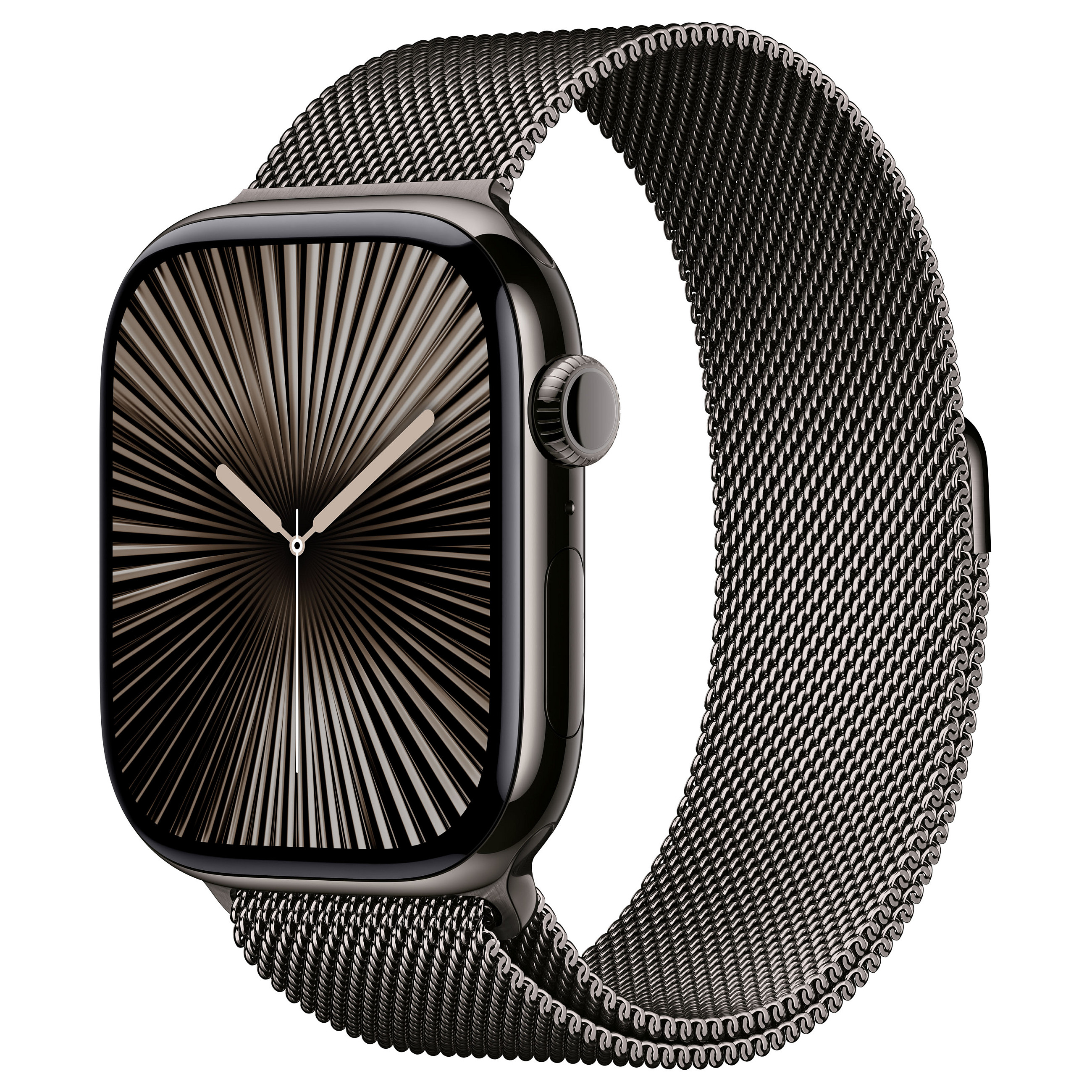 APPLE Watch Series 10 GPS + Cellular 46mm Slate Titanium Case with Slate Milanese Loop - M/L