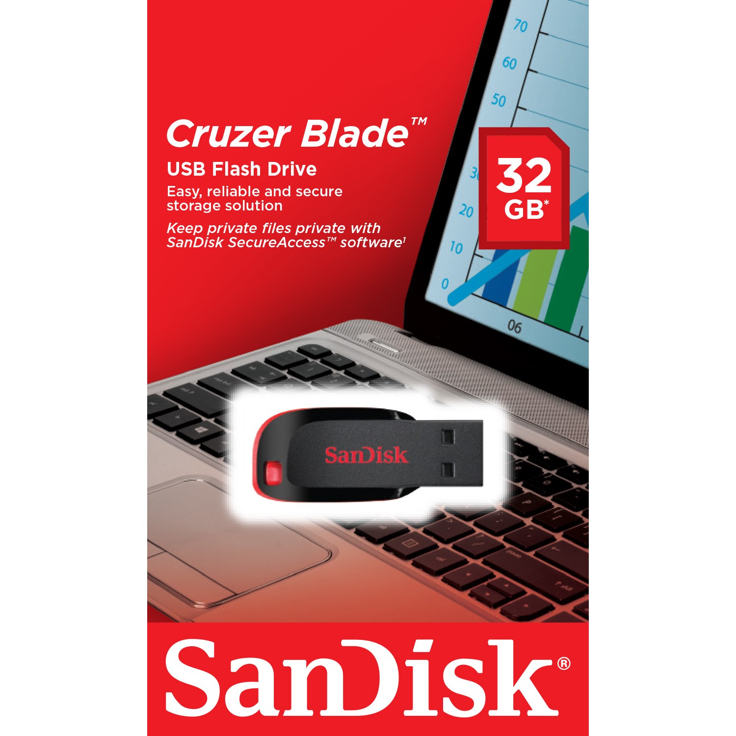 Sandisk SDCZ50-032G-B35, USB-Stick, SanDisk Cruzer Blade  (BILD3)
