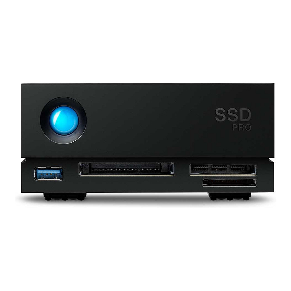 LACIE 1big Dock SSD Pro 4TB Thunderbolt 3 USB 3.1 8,9cm 3,5Zoll fuer MAC & PC - grau