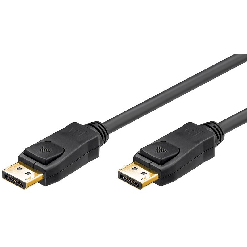 DisplayPort 1.2 (ST-ST) 3m Anschlusskabel Schwarz - 77493