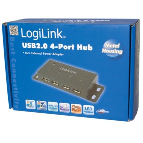LogiLink UA0141A, USB USB-Hubs /-Adapter /-Repeater, hub UA0141A (BILD2)
