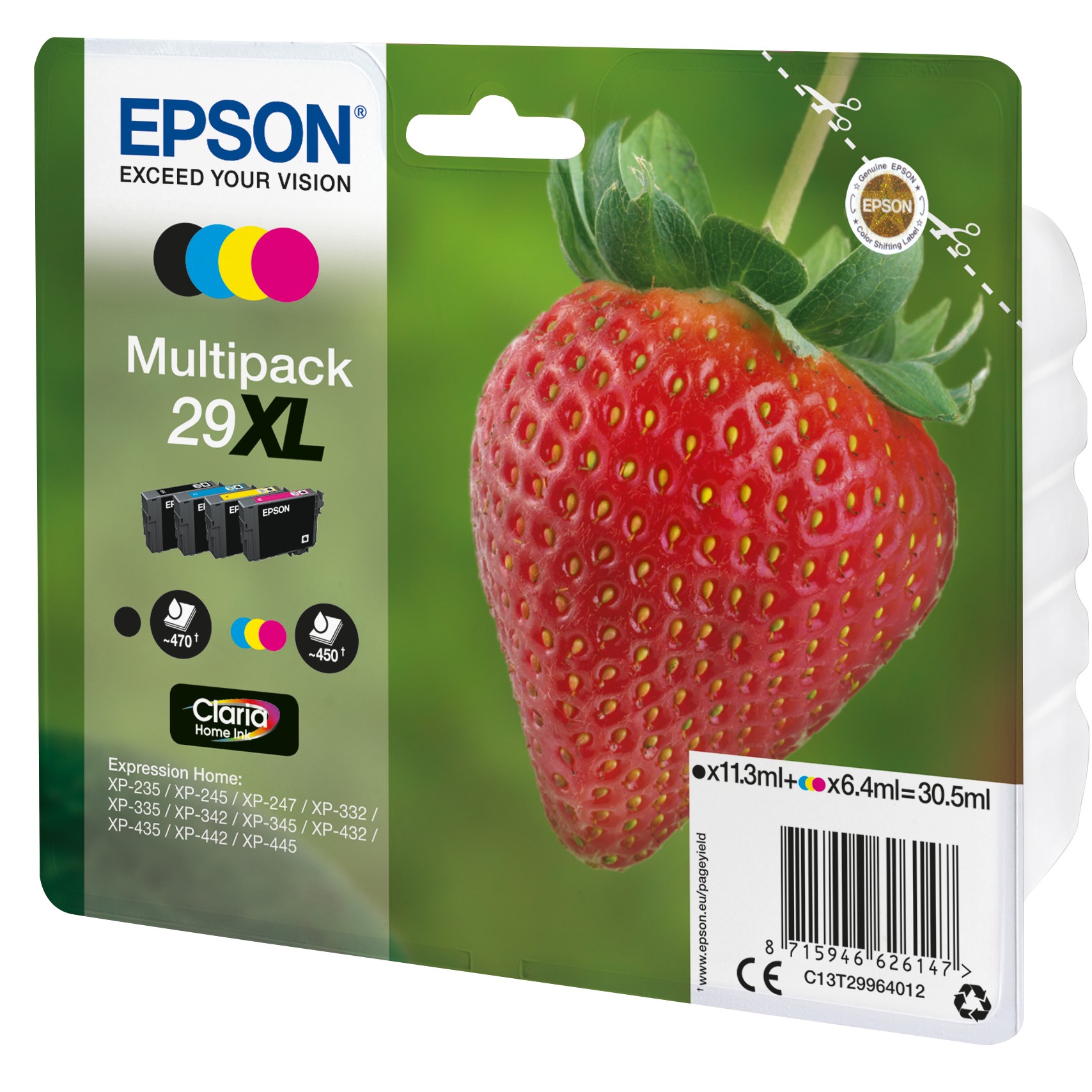 Epson C13T29964012, Tinte, Epson Strawberry C13T29964012  (BILD2)