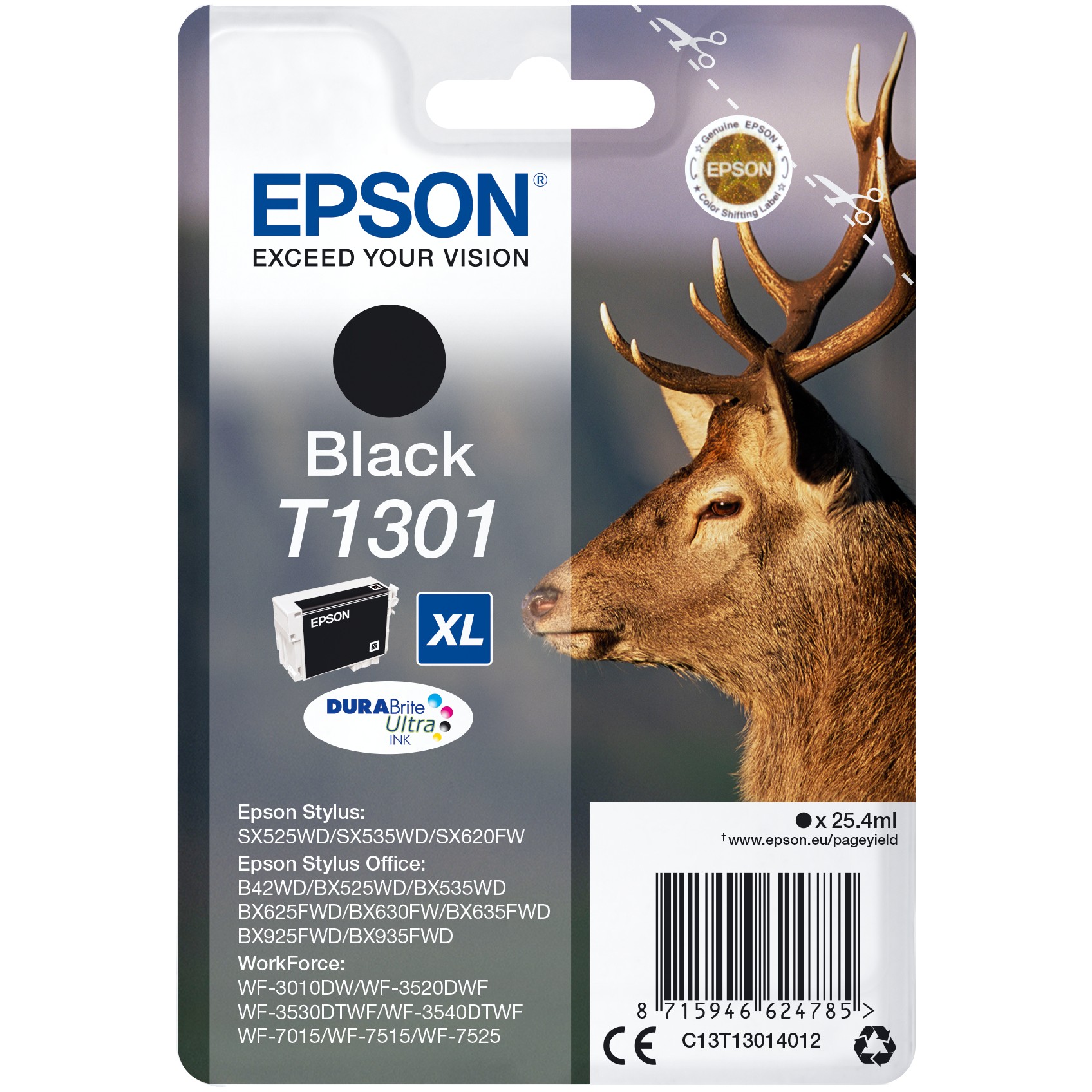 Epson Stag T1301 ink cartridge - C13T13014012
