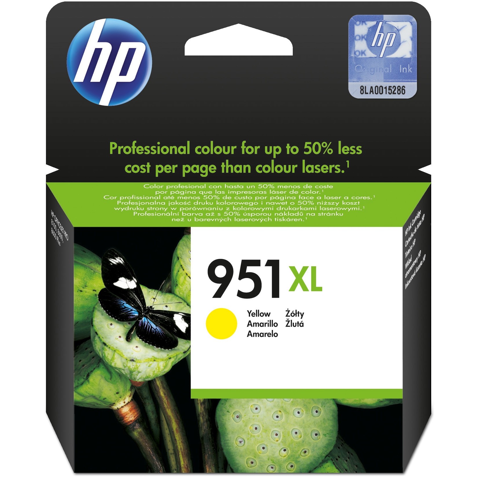 HP 951XL High Yield Yellow Original ink cartridge - CN048AE