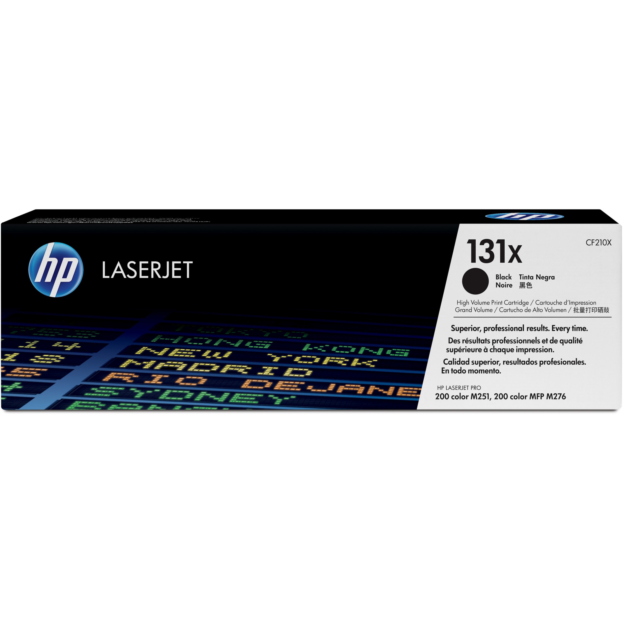HP 131X High Yield Black Original LaserJet toner cartridge - CF210X
