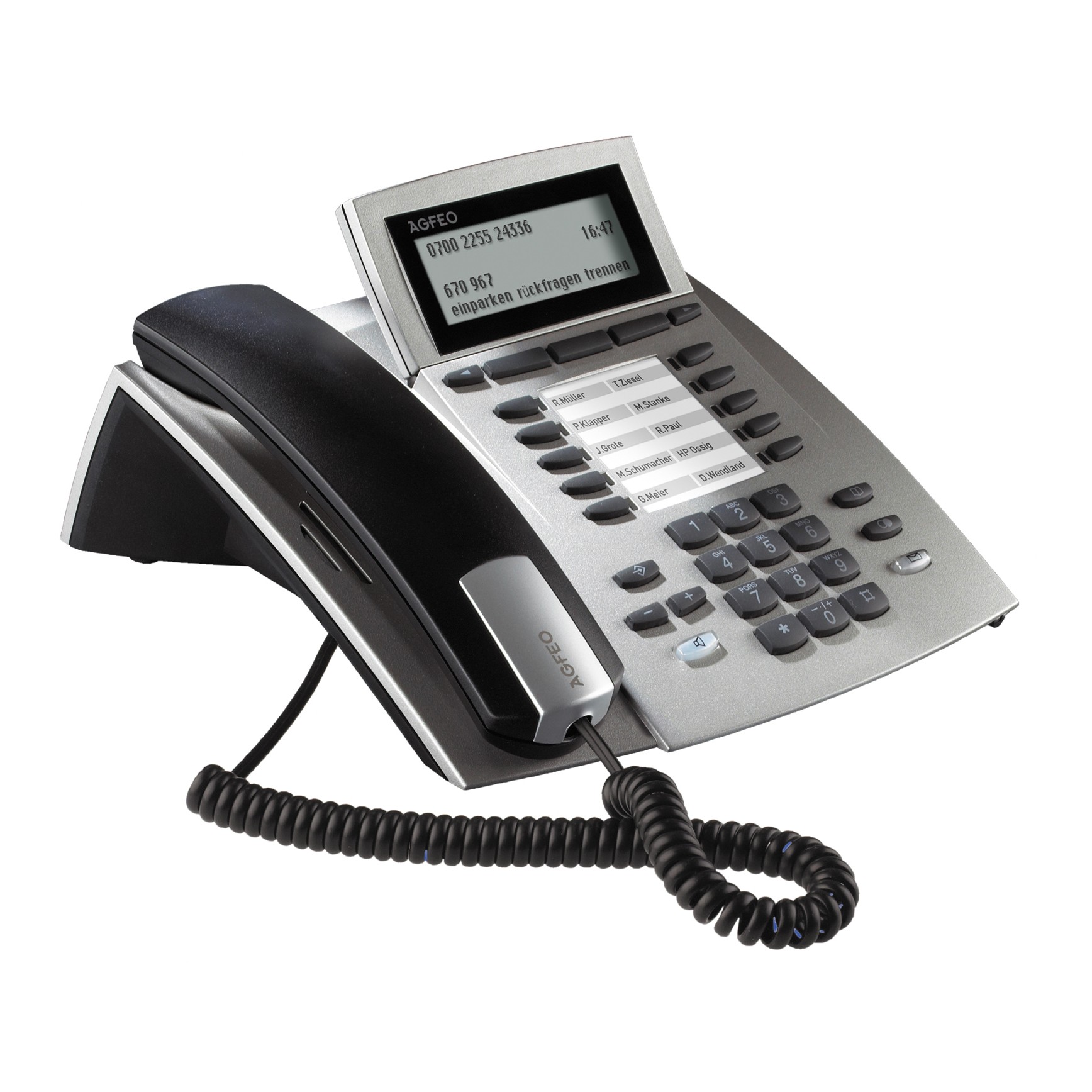 AGFEO ST 42 IP - VoIP-Telefon Silber LAN - 2