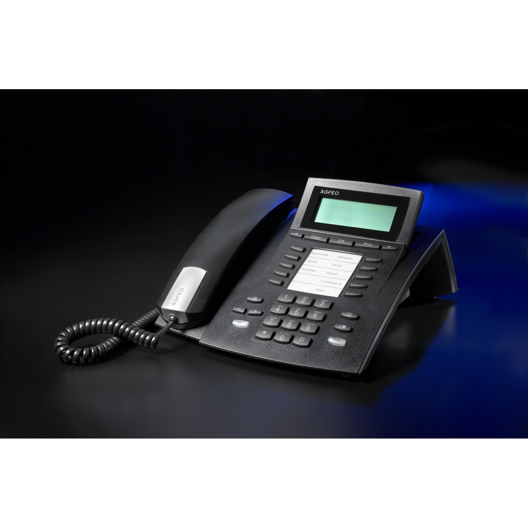 AGFEO ST 22 IP - VoIP-Telefon Schwarz Voice-Over-IP ISDN-Komfort/System-Te - 2