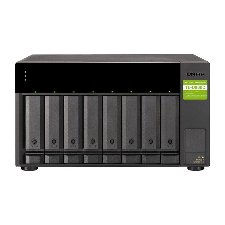 QNAP TL-D800C storage drive enclosure NAS-Systeme