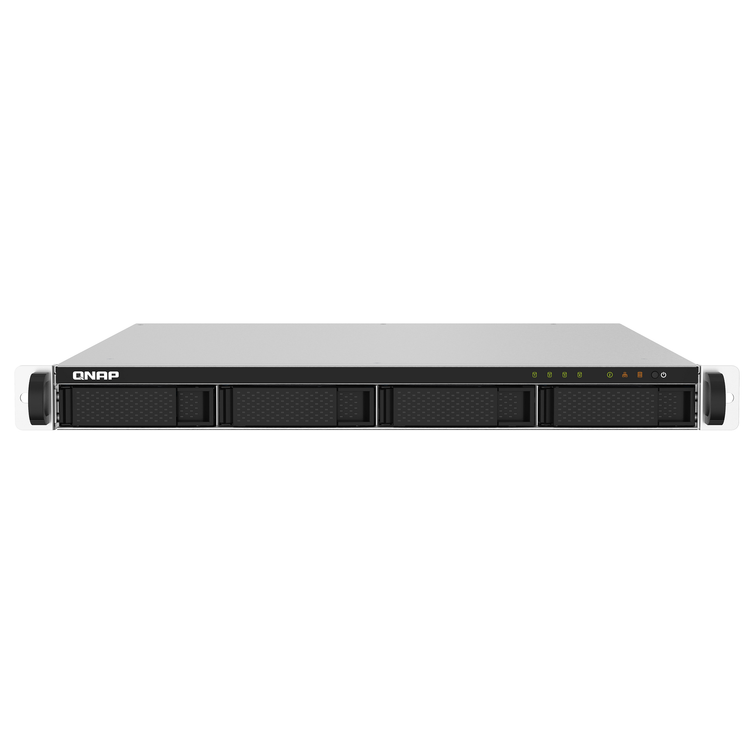 QNAP TS-432PXU-RP-2G 4-Bay rackmount NAS AL324 2GB DDR4 UDIMM RAM SATA 6Gb/s 2x 10GbE SFP+ 2x 2.5GbE 1x PCIe Gen2 x2 slot 250W