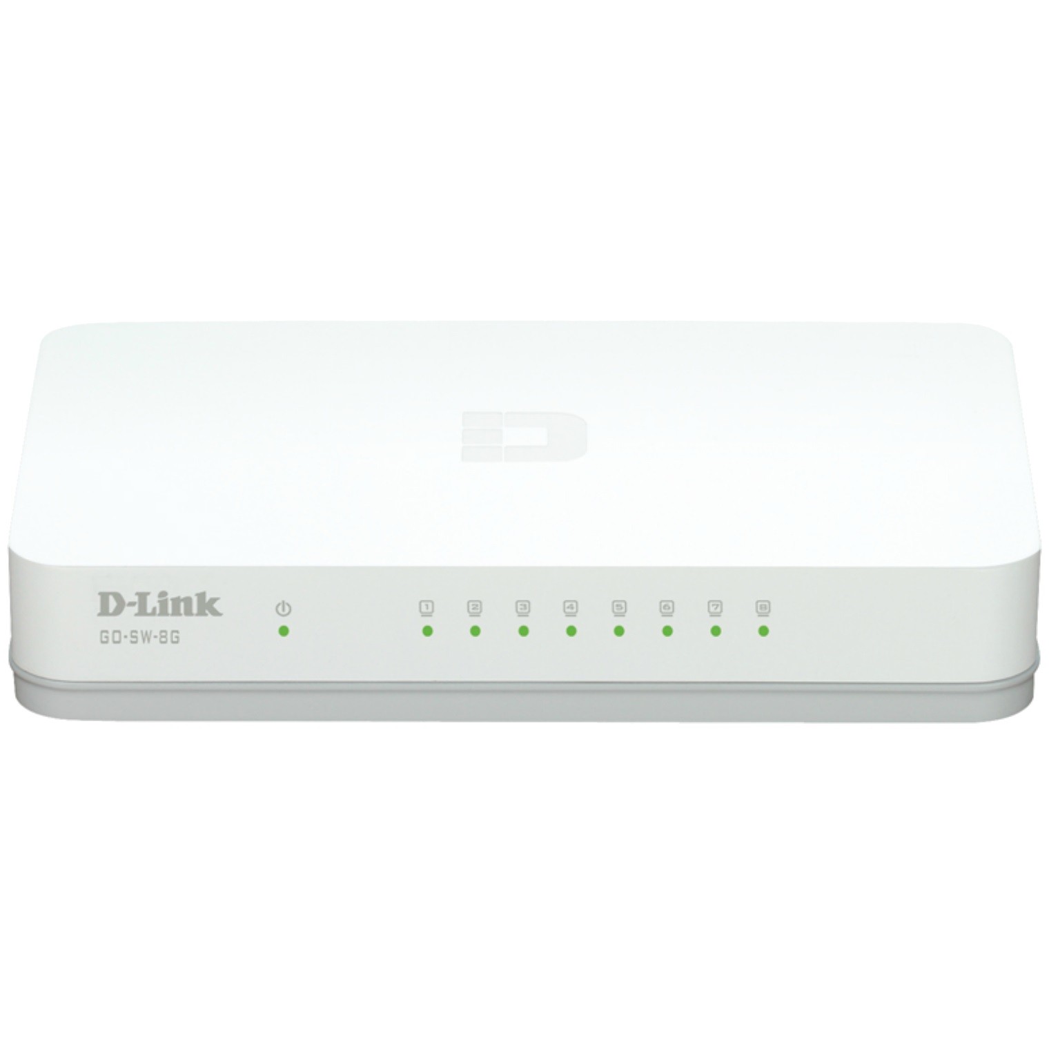 D-Link GO-SW-8G/E Netzwerk-Switch Unmanaged Gigabit Ethernet (10/100/1000) Weiß