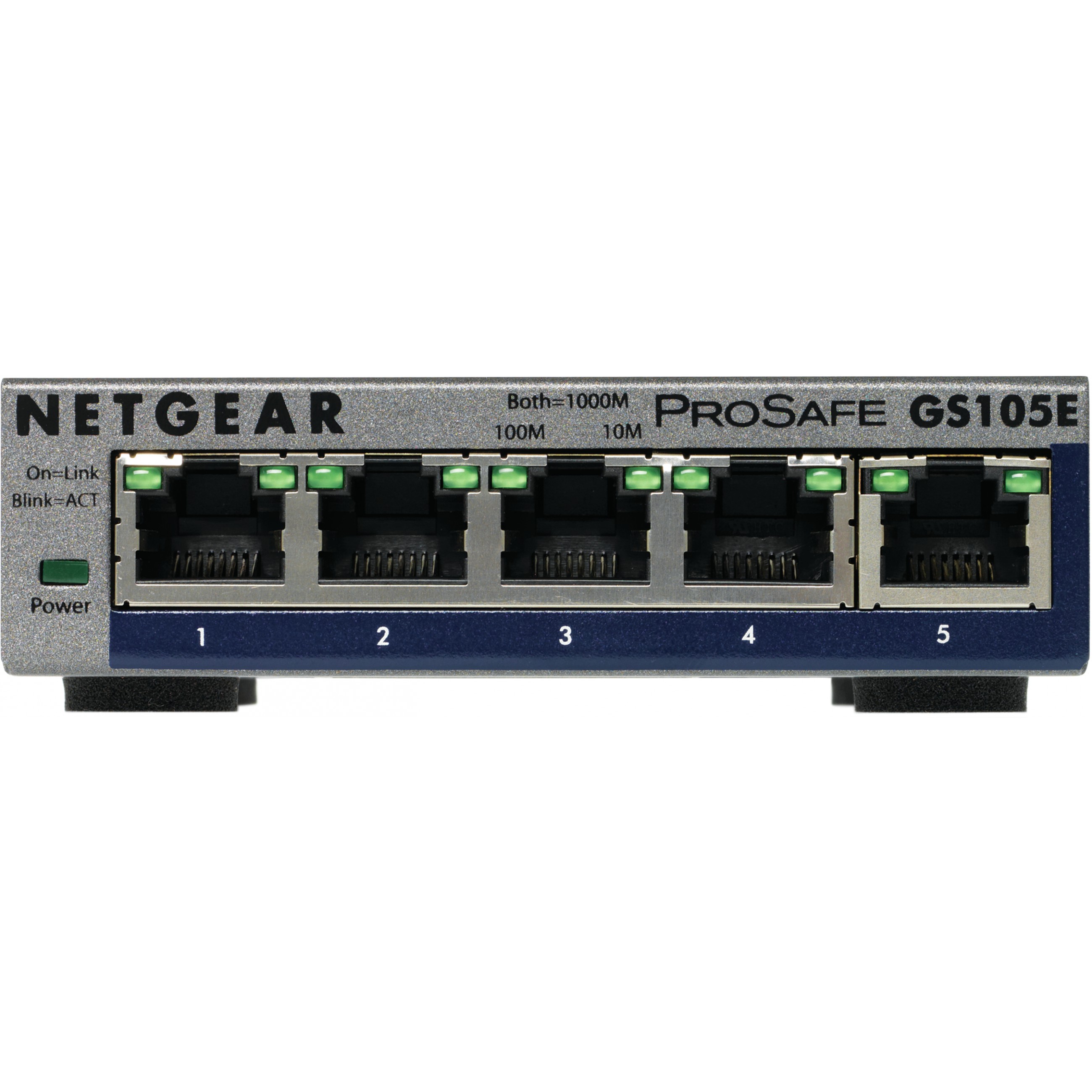 NETGEAR GS105E-200PES network switch - GS105E-200PES