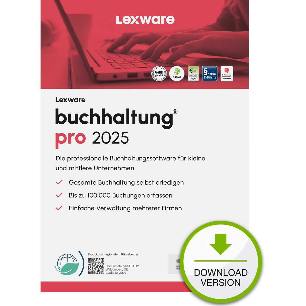 Lexware Buchhaltung Pro 2025 - 1 Device. 1 Year - ESD-DownloadESD - 09170-2041