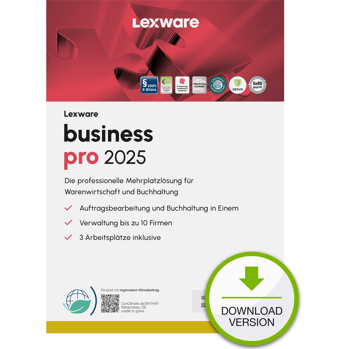 Lexware Business Pro 2025 - 1 Device. 1 Year - ESD-DownloadESD - 06839-2040