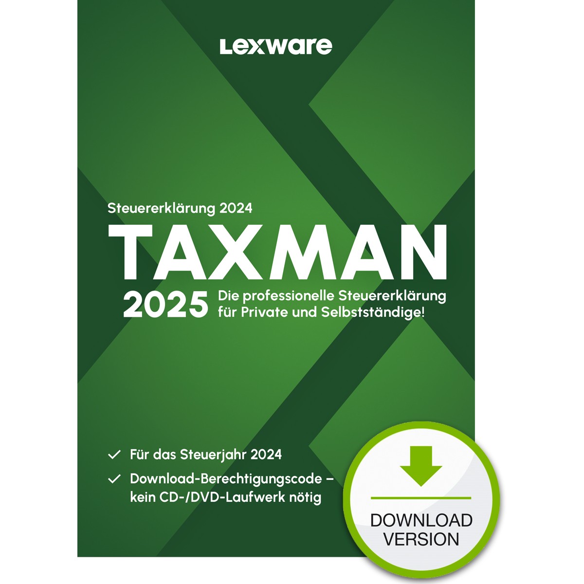 Lexware TAXMAN 2025 1 Device. bis zu 5 Steuererklärungen - - 08832-2020