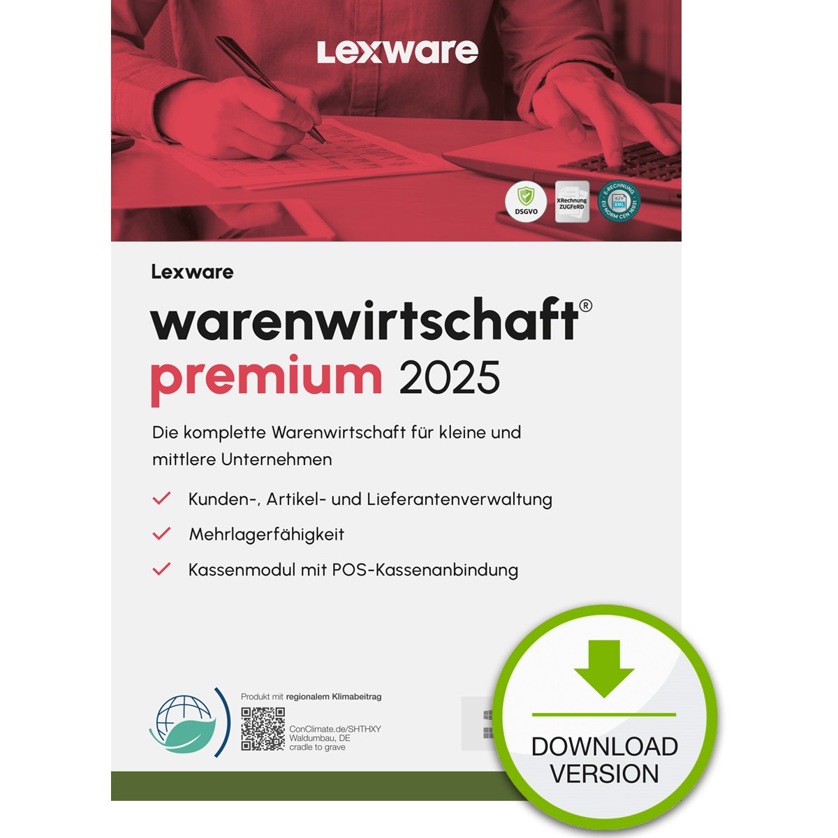 Lexware Warenwirtschaft Premium 2025 - 5 Devices. 1 Year - - 02023-2036